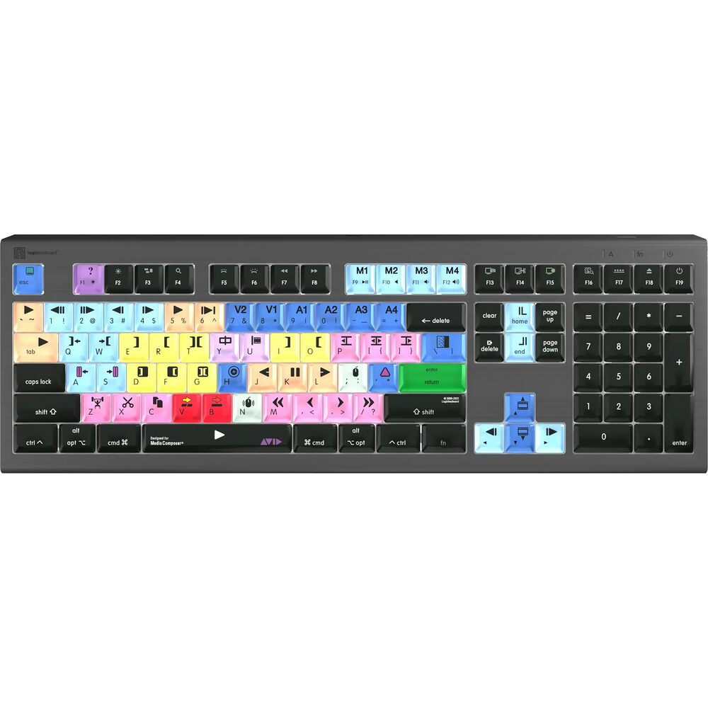 Logickeyboard ASTRA 2 Avid Media Composer Keyboard для macOS (серебристая)
Logickeyboard ASTRA 2 Avid Media Composer Keyboard для macOS (серебристая)