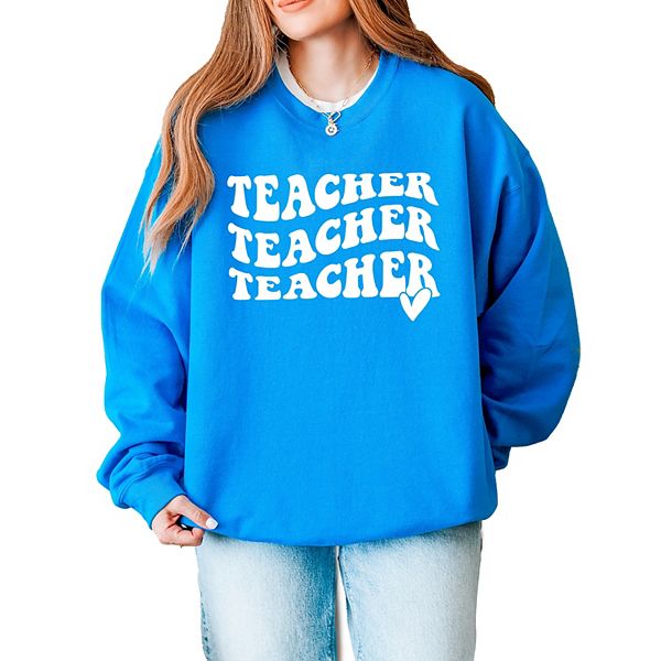 Свитшот Teacher с волнистым сердцем Simply Sage Market, Sapphire
Свитшот Teacher с волнистым сердцем Simply Sage Market, Sapphire