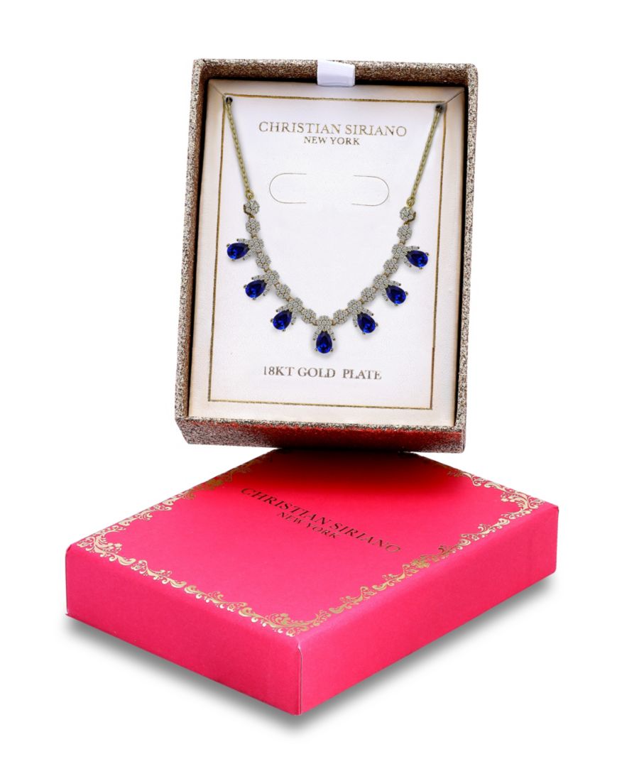 Колье с кубическим цирконием грушевидной огранки Christian Siriano New York, Black
Колье с кубическим цирконием грушевидной огранки Christian Siriano New York, Black