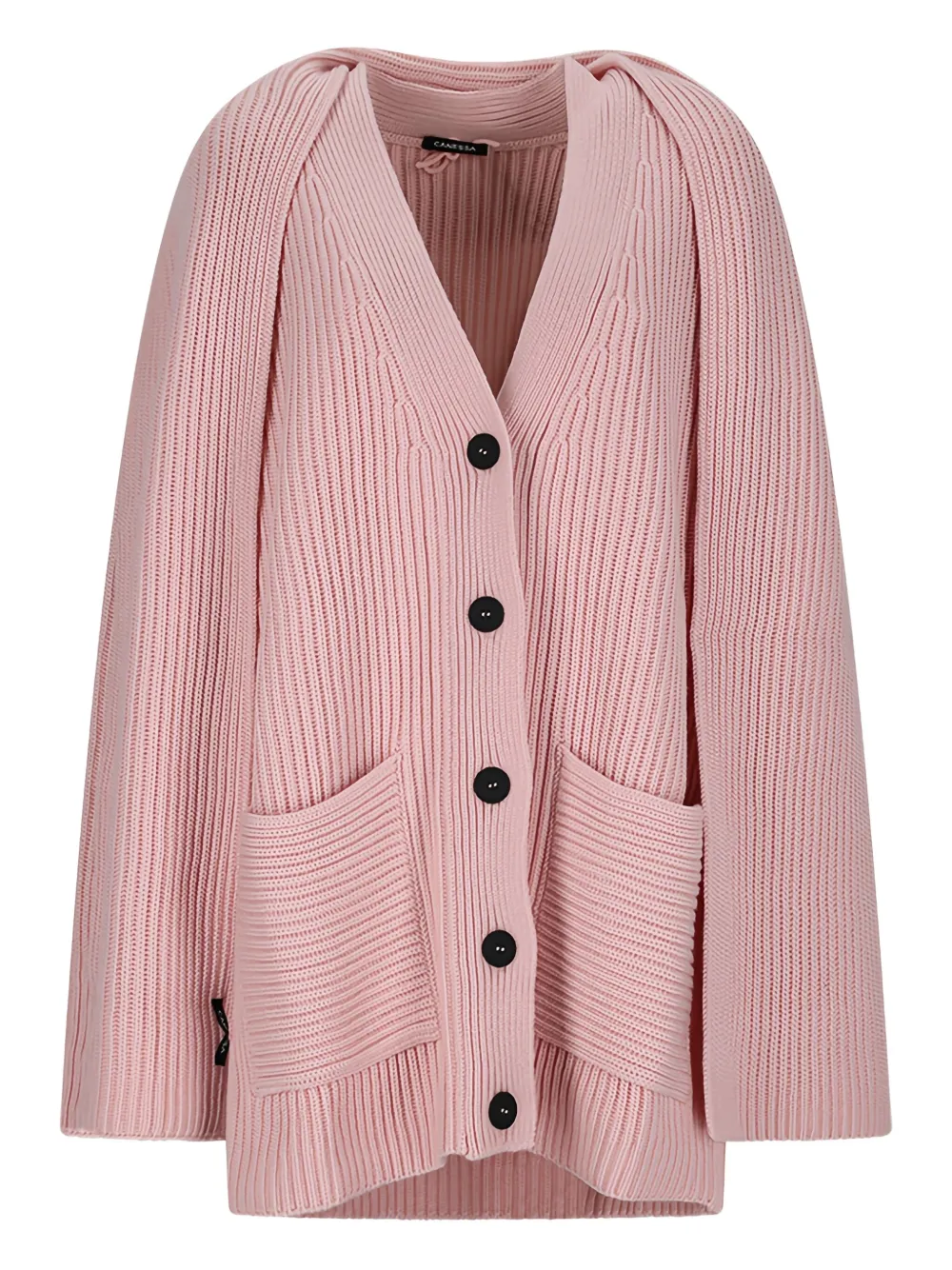 Кашемировый кардиган в рубчик Canessa, розовый
Кашемировый кардиган в рубчик Canessa, розовый