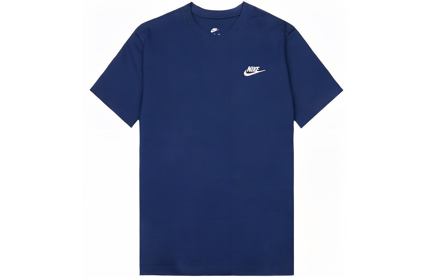 Футболка спортивная мужская темно-синяя Nike
Футболка спортивная мужская темно-синяя Nike