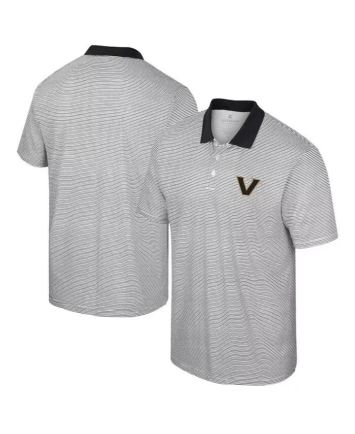 Мужская белая рубашка-поло Vanderbilt Commodores с принтом в полоску Colosseum
Мужская белая рубашка-поло Vanderbilt Commodores с принтом в полоску Colosseum