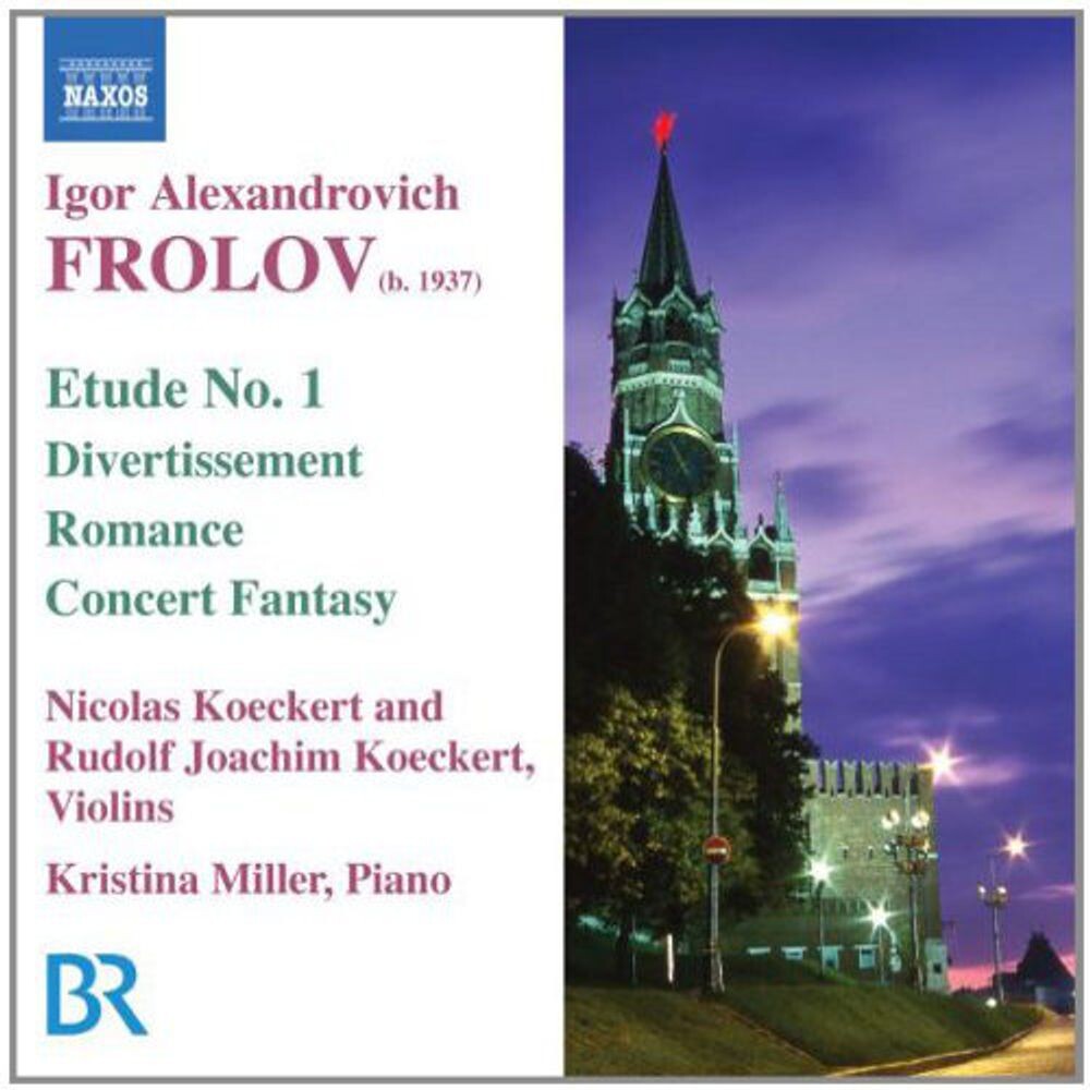 Диск CD Frolov: Music For Violin & Piano - Igor Frolov, Nicolas Koeckert, Rudolf Koeckert, Kristina Miller
Диск CD Frolov: Music For Violin & Piano - Igor Frolov, Nicolas Koeckert, Rudolf Koeckert, Kristina Miller