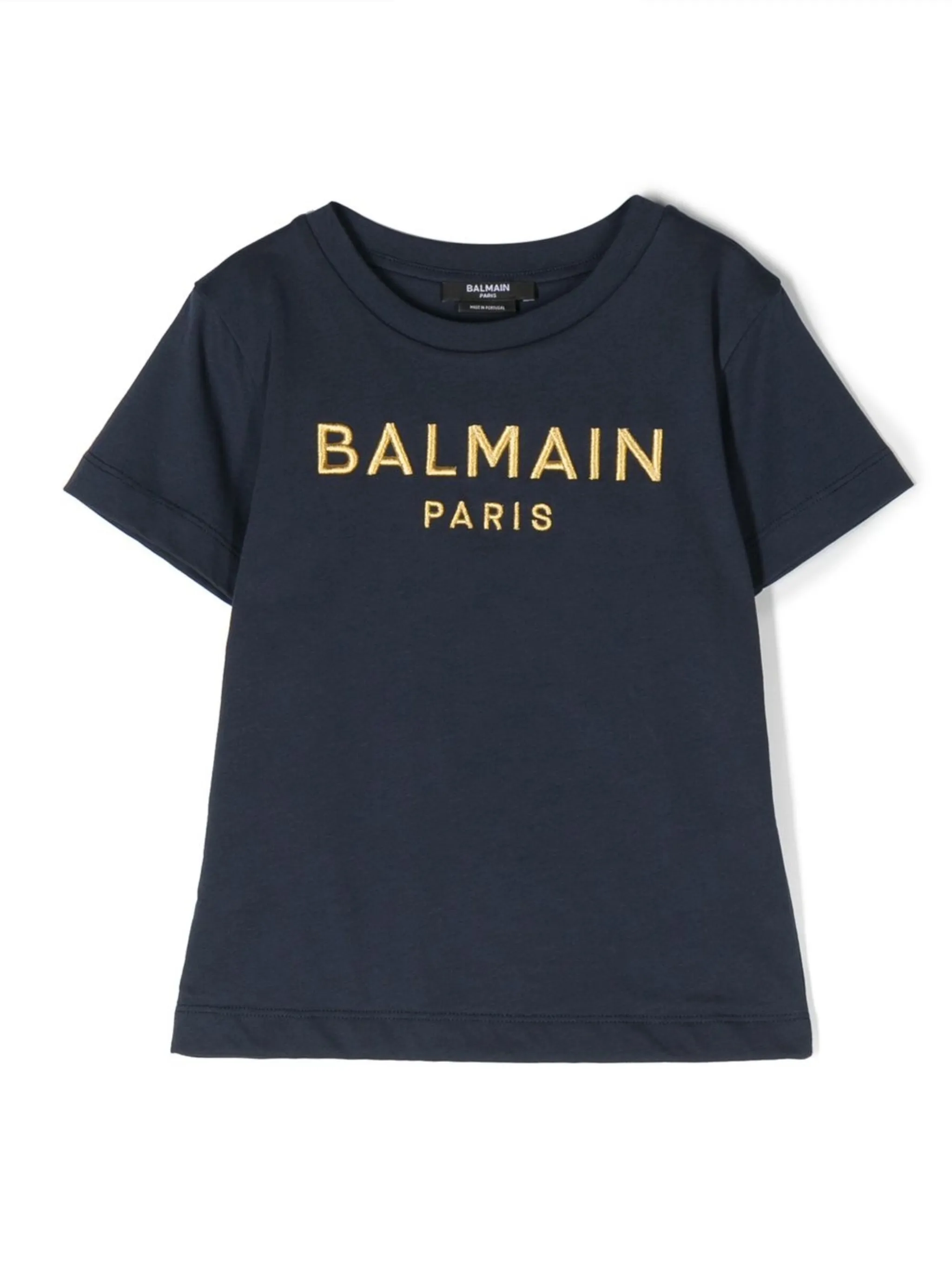 Футболка с вышитым логотипом Balmain Kids, синий
Футболка с вышитым логотипом Balmain Kids, синий