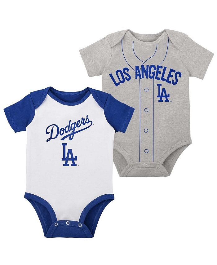 Комплект из двух боди Little Slugger Los Angeles Dodgers для мальчиков и девочек белого и серого цвета Хизер Outerstuff, белый
Комплект из двух боди Little Slugger Los Angeles Dodgers для мальчиков и девочек белого и серого цвета Хизер Outerstuff, белый