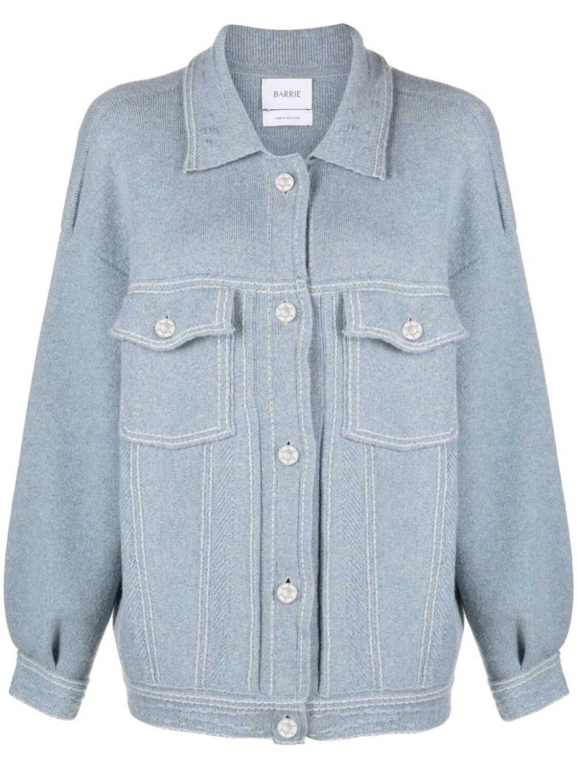 Barrie кардиган на пуговицах, синий
Barrie кардиган на пуговицах, синий