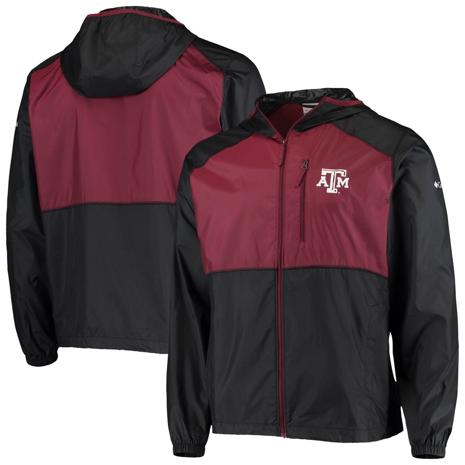 Мужская ветровка с капюшоном Columbia Black/Maroon Texas A&M Aggies Flash Forward и молнией во всю длину
Мужская ветровка с капюшоном Columbia Black/Maroon Texas A&M Aggies Flash Forward и молнией во всю длину