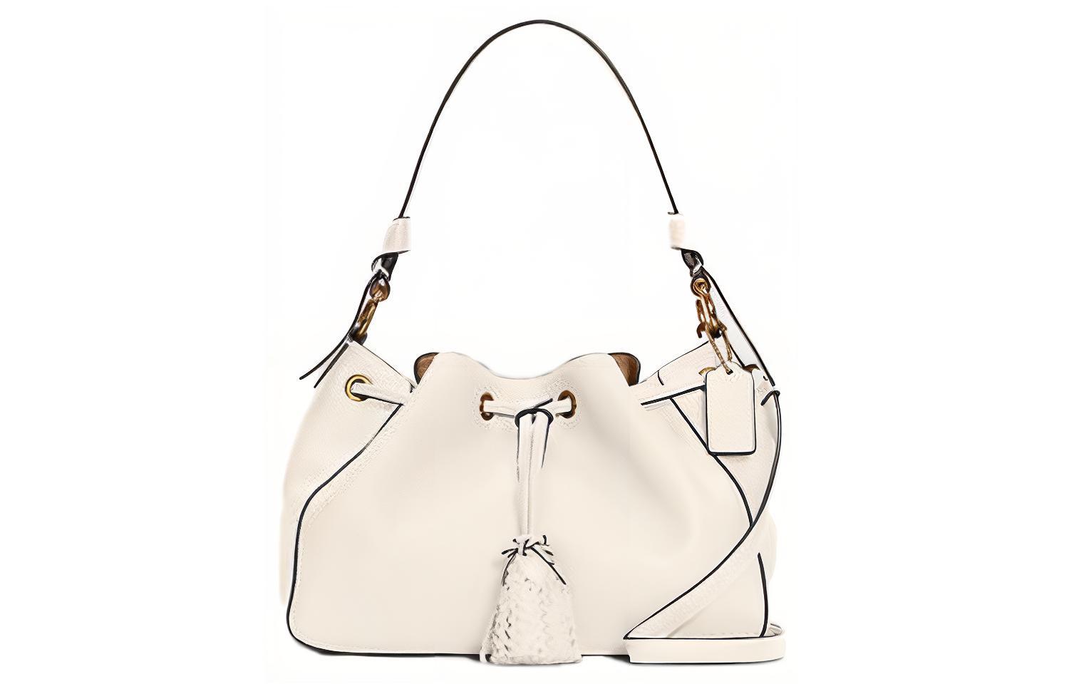 Кожаная ведерко Эверли, сумка через плечо, кроссбоди, дамская сумочка Тубэс мелово-белый COACH
Кожаная ведерко Эверли, сумка через плечо, кроссбоди, дамская сумочка Тубэс мелово-белый COACH