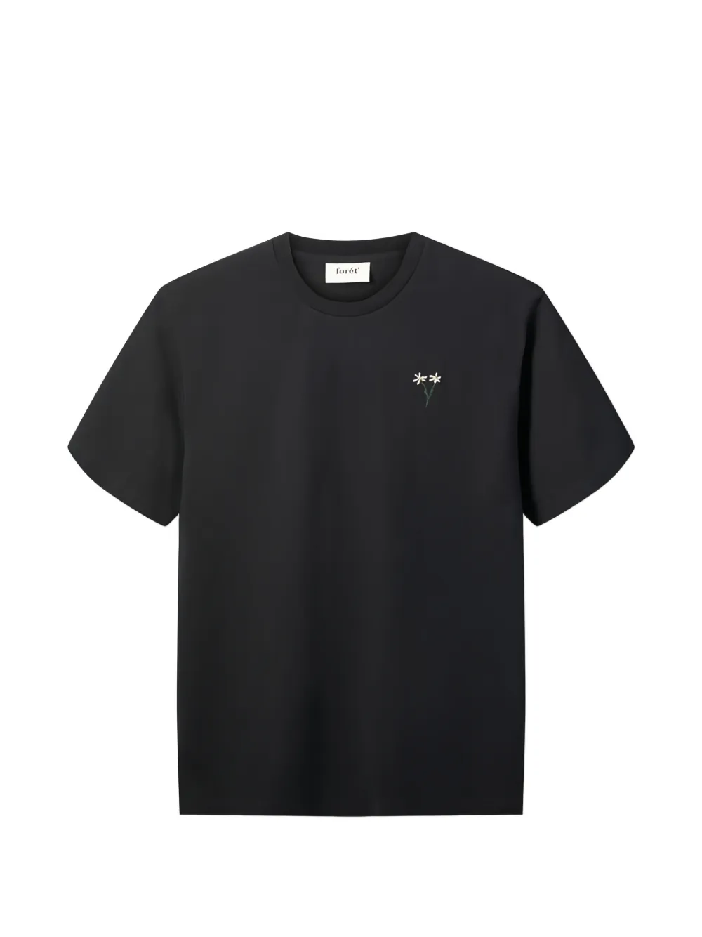 Футболка с вышивкой в виде цветов Foret, черный
Футболка с вышивкой в виде цветов Foret, черный