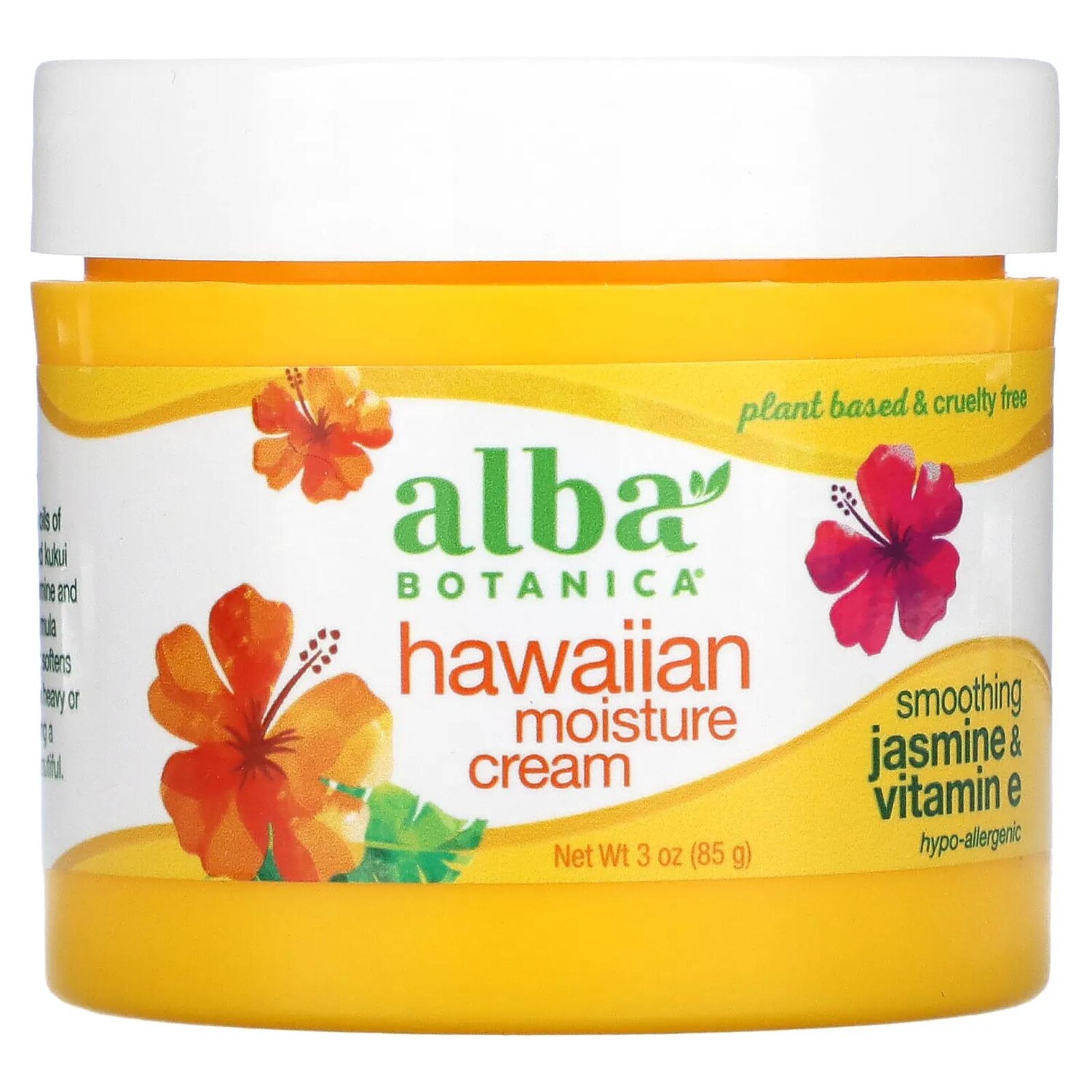 Alba Botanica Hawaiian Moisture Cream увлажняющий крем с жасмином и витамином E 85 г (3 унции)
Alba Botanica Hawaiian Moisture Cream увлажняющий крем с жасмином и витамином E 85 г (3 унции)