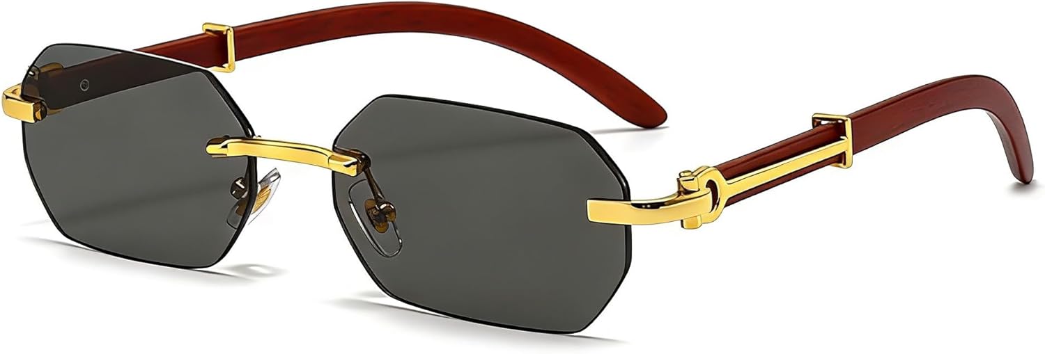 Солнцезащитные очки без оправы прямоугольной формы для мужчин и женщин, ретро, маленькая квадратная оправа, солнцезащитные очки без оправы в стиле 70-х FLJMRAVER, A1* Gold / Black
Солнцезащитные очки без оправы прямоугольной формы для мужчин и женщин, ретро, маленькая квадратная оправа, солнцезащитные очки без оправы в стиле 70-х FLJMRAVER, A1* Gold / Black