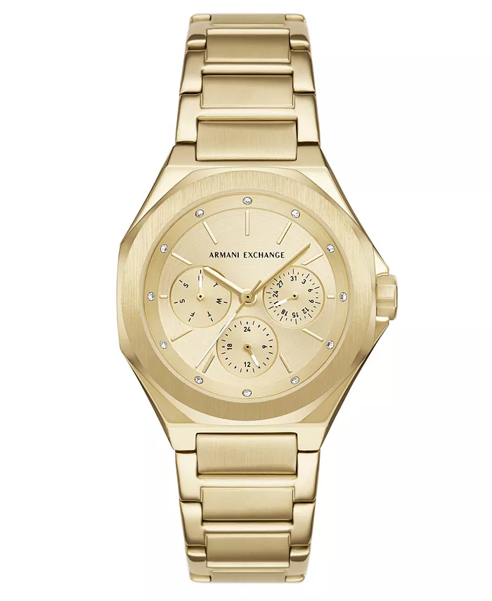 Armani Exchange женские многофункциональные золотистые часы из нержавеющей стали, 36mm A|X Armani Exchange
Armani Exchange женские многофункциональные золотистые часы из нержавеющей стали, 36mm A|X Armani Exchange