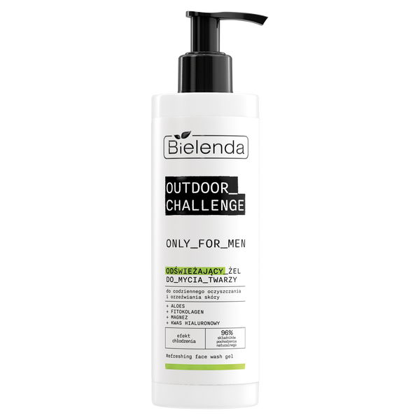 Освежающий гель для умывания лица, 190 мл Bielenda Outdoor challenge
Освежающий гель для умывания лица, 190 мл Bielenda Outdoor challenge