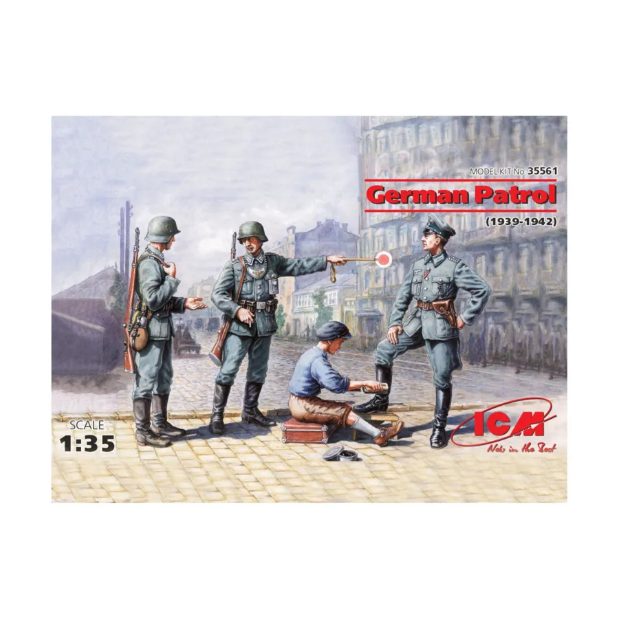 Немецкий патруль (1939-1942), Military Models 1/35 Scale (ICM)
Немецкий патруль (1939-1942), Military Models 1/35 Scale (ICM)