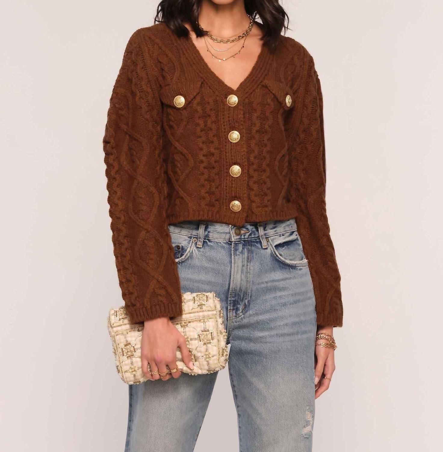 Кардиган Vera в цвете эспрессо Heartloom, Espresso
Кардиган Vera в цвете эспрессо Heartloom, Espresso