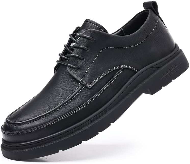 Мужские классические кожаные оксфорды с шнуровкой, повседневные туфли с стильным круглым носком, подходят для официальной одежды, удобная мягкая подошва, деловые нескользящие туфли Meixi Mobile, черный
Мужские классические кожаные оксфорды с шнуровкой, повседневные туфли с стильным круглым носком, подходят для официальной одежды, удобная мягкая подошва, деловые нескользящие туфли Meixi Mobile, черный