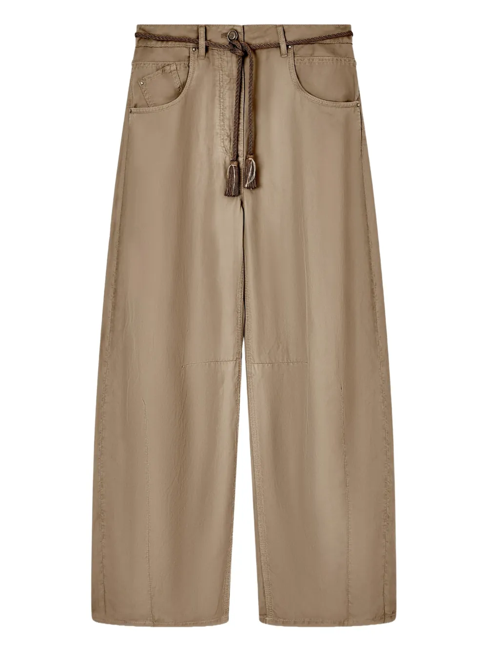 Брюки с веревочным поясом Giorgio Armani, коричневый
Брюки с веревочным поясом Giorgio Armani, коричневый