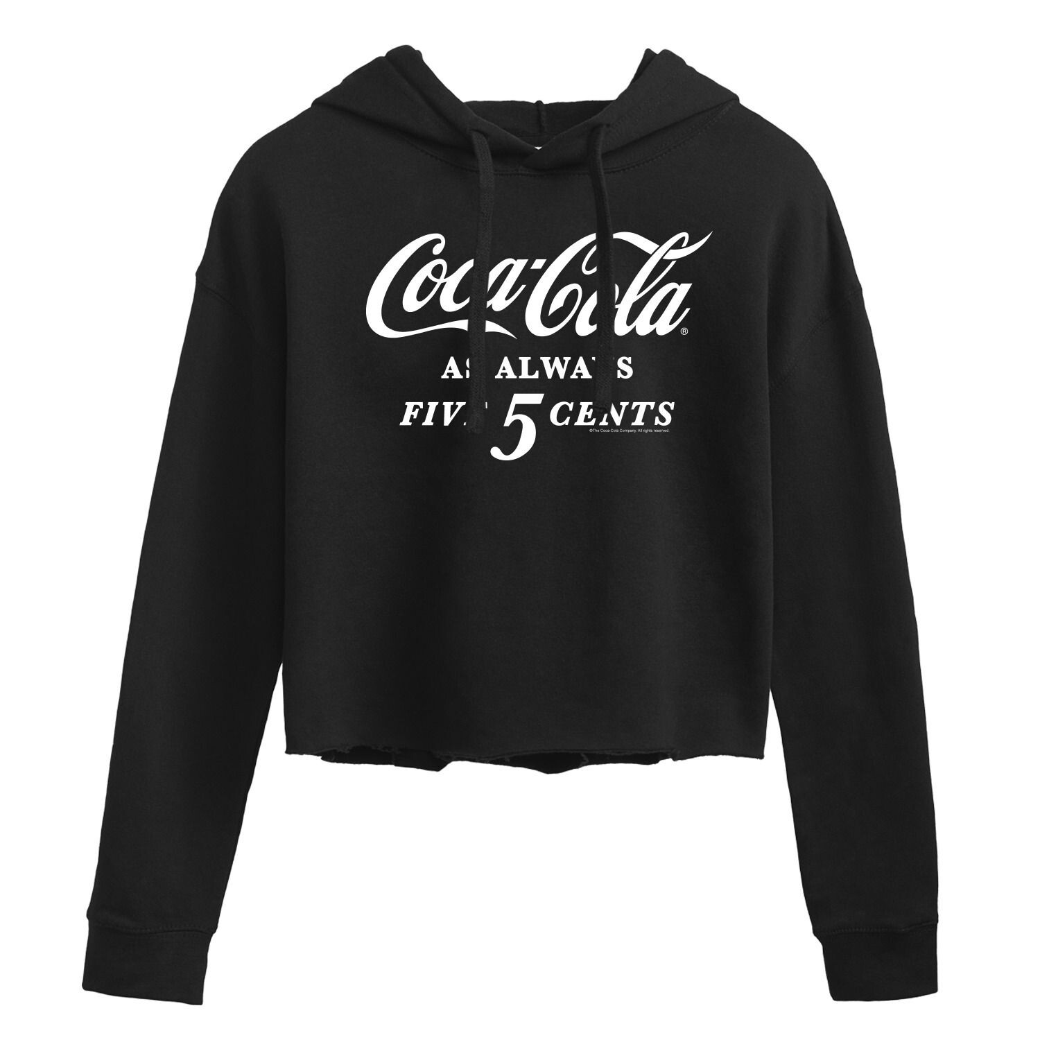 Укороченная худи с рисунком Coca-Cola Five Cents для юниоров Licensed Character, черный
Укороченная худи с рисунком Coca-Cola Five Cents для юниоров Licensed Character, черный