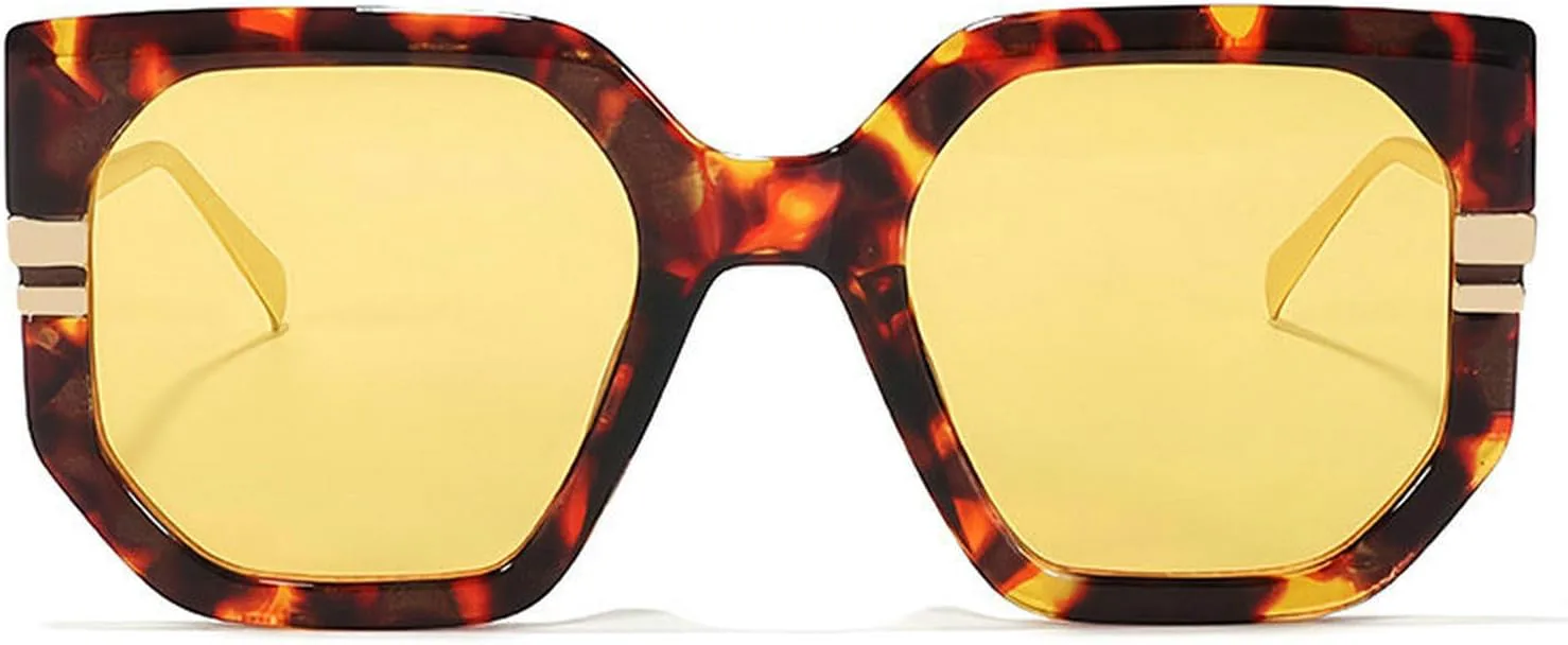 Солнцезащитные очки COTIA Fashion Square для женщин и мужчин, винтажный дизайн, металлическая оправа, стильные очки для путешествий и активного отдыха, Leopard Yellow
Солнцезащитные очки COTIA Fashion Square для женщин и мужчин, винтажный дизайн, металлическая оправа, стильные очки для путешествий и активного отдыха, Leopard Yellow