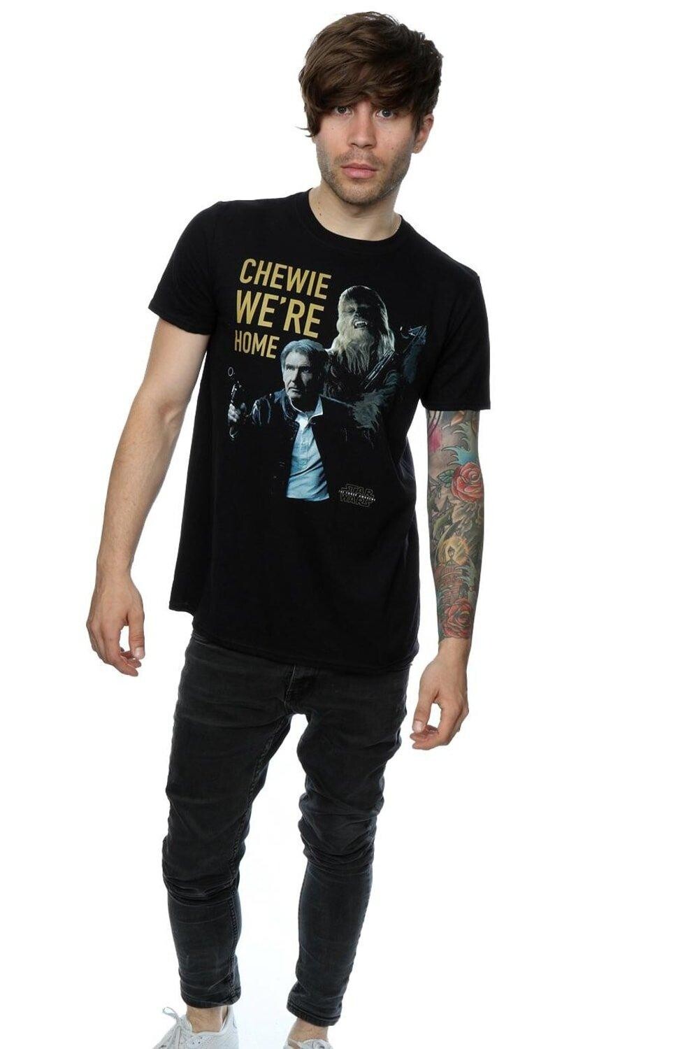 Футболка «Пробуждение силы» Chewie «Мы дома» Star Wars, черный
Футболка «Пробуждение силы» Chewie «Мы дома» Star Wars, черный