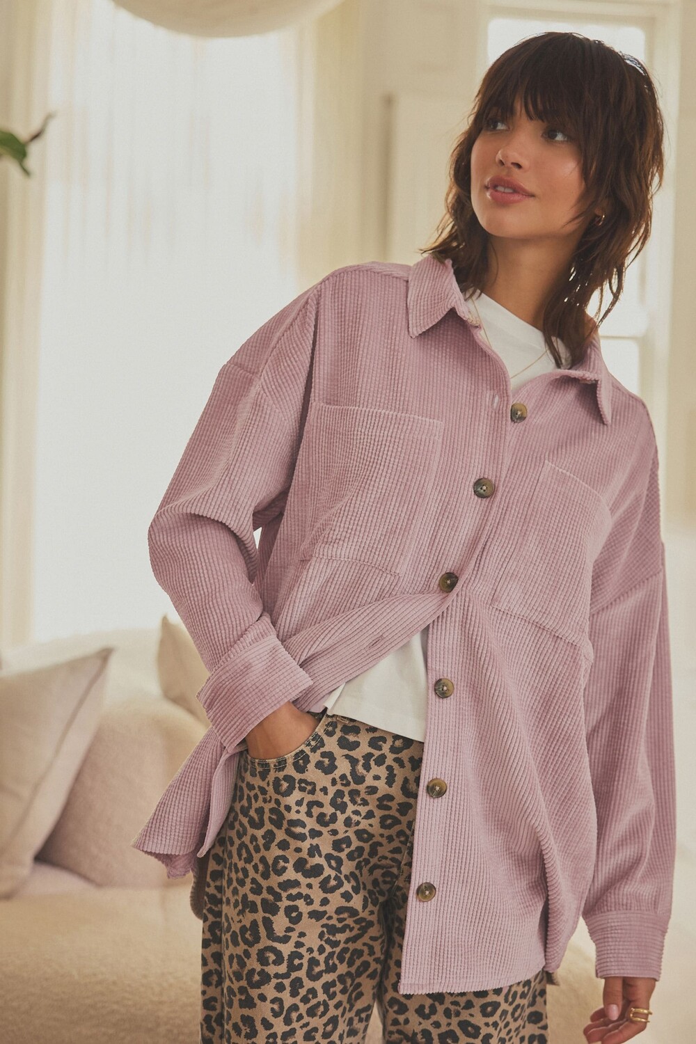 Легкая вельветовая куртка Next, розовый
Легкая вельветовая куртка Next, розовый