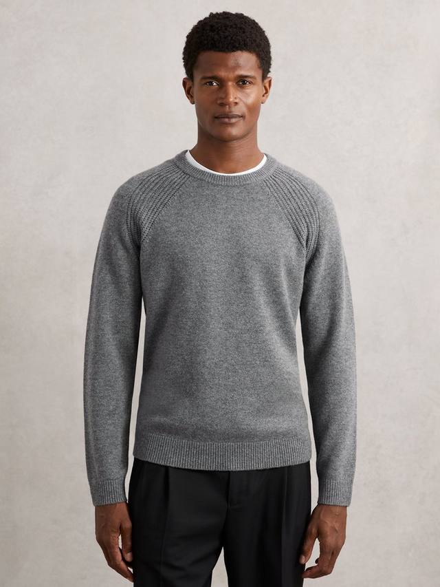 Фултон свитер из шерсти с круглым вырезом Reiss, Mid Grey Melange
Фултон свитер из шерсти с круглым вырезом Reiss, Mid Grey Melange