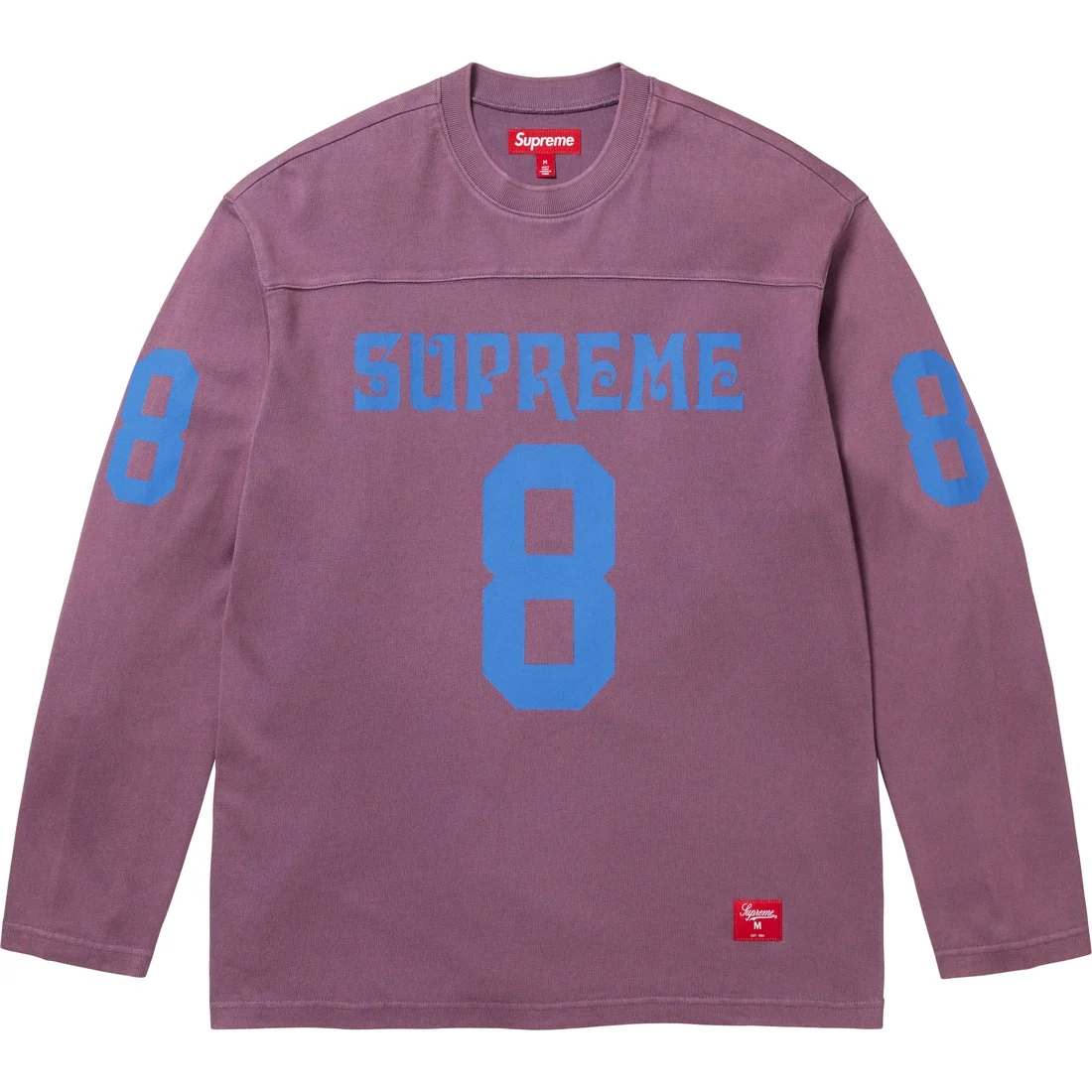 Футболка с длинными рукавами Supreme, фиолетовый
Футболка с длинными рукавами Supreme, фиолетовый