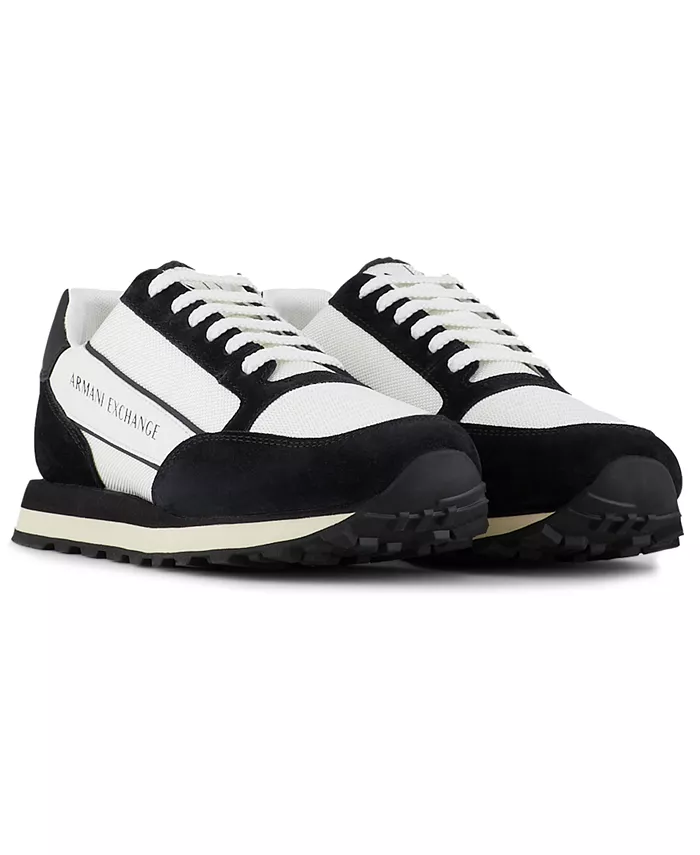Мужские замшевые кроссовки с логотипом A|X Armani Exchange, мультиколор
Мужские замшевые кроссовки с логотипом A|X Armani Exchange, мультиколор