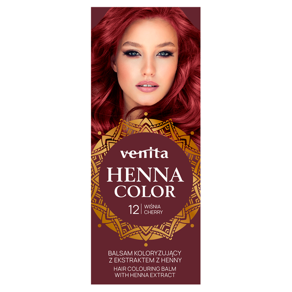 Бальзам для окрашивания волос с экстрактом хны 12 вишневый, 75 г Venita Henna color, цвет 12 wiśnia
Бальзам для окрашивания волос с экстрактом хны 12 вишневый, 75 г Venita Henna color, цвет 12 wiśnia