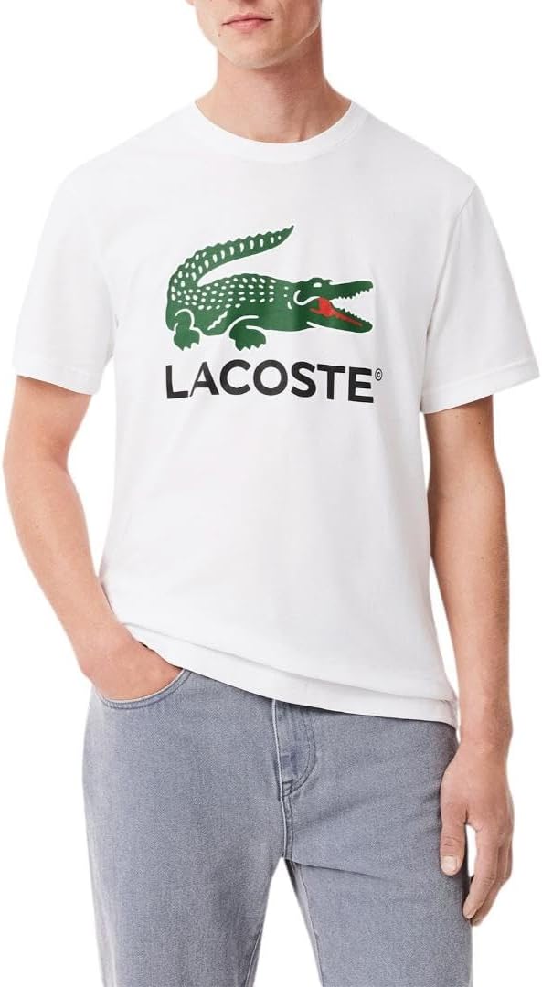 Футболка Lacoste Unisex-Adult, стандартный крой, короткий рукав, круглый вырез, с большой графикой крокодила на груди спереди, White, Белый, Футболка Lacoste Unisex-Adult, стандартный крой, короткий рукав, круглый вырез, с большой графикой крокодила на гр
Футболка Lacoste Unisex-Adult, стандартный крой, короткий рукав, круглый вырез, с большой графикой крокодила на груди спереди, White, Белый, Футболка Lacoste Unisex-Adult, стандартный крой, короткий рукав, круглый вырез, с большой графикой крокодила на гр