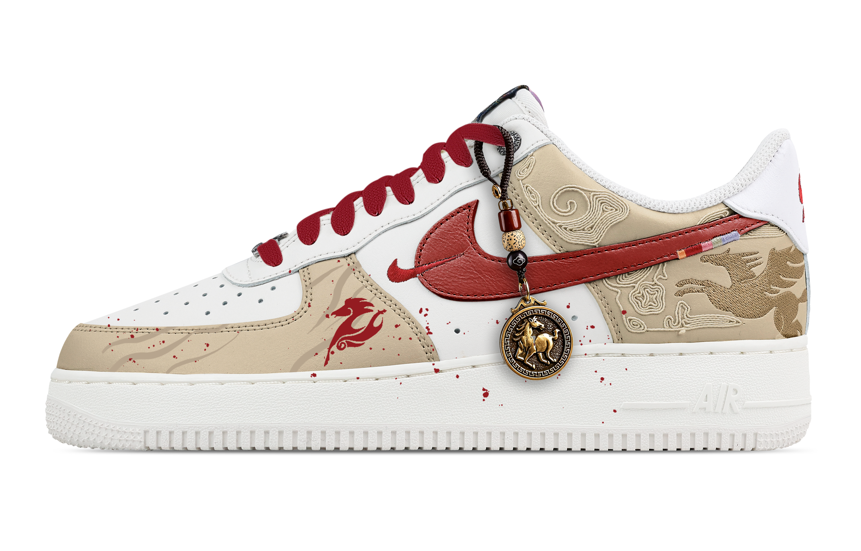 Nike Кроссовки Air Force 1 Golden Saddle Ride Breathable Low top Skateboard мужские, коричневый, белый
Nike Кроссовки Air Force 1 Golden Saddle Ride Breathable Low top Skateboard мужские, коричневый, белый