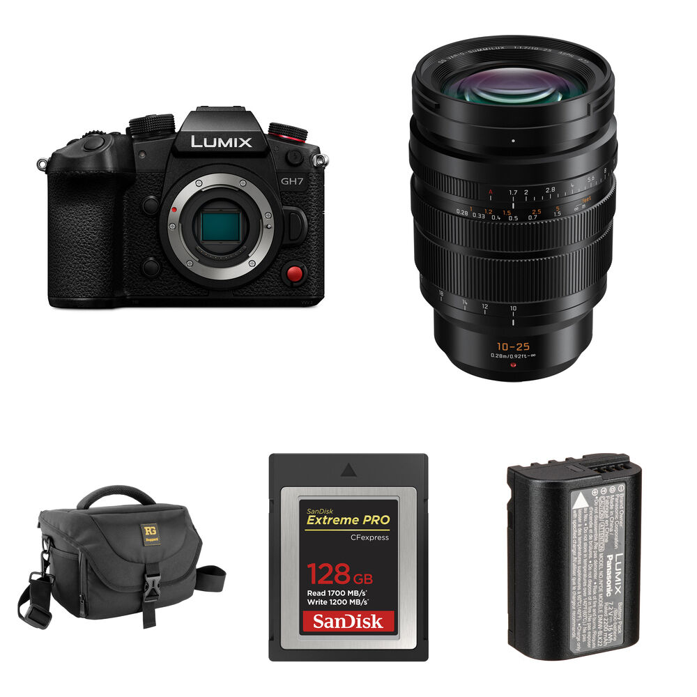 Беззеркальная камера Panasonic Lumix GH7 Mirrorless Camera with 10-25mm f/1.7 Lens, Белый, Беззеркальная камера Panasonic Lumix GH7 Mirrorless Camera with 10-25mm f/1.7 Lens
Беззеркальная камера Panasonic Lumix GH7 Mirrorless Camera with 10-25mm f/1.7 Lens, Белый, Беззеркальная камера Panasonic Lumix GH7 Mirrorless Camera with 10-25mm f/1.7 Lens