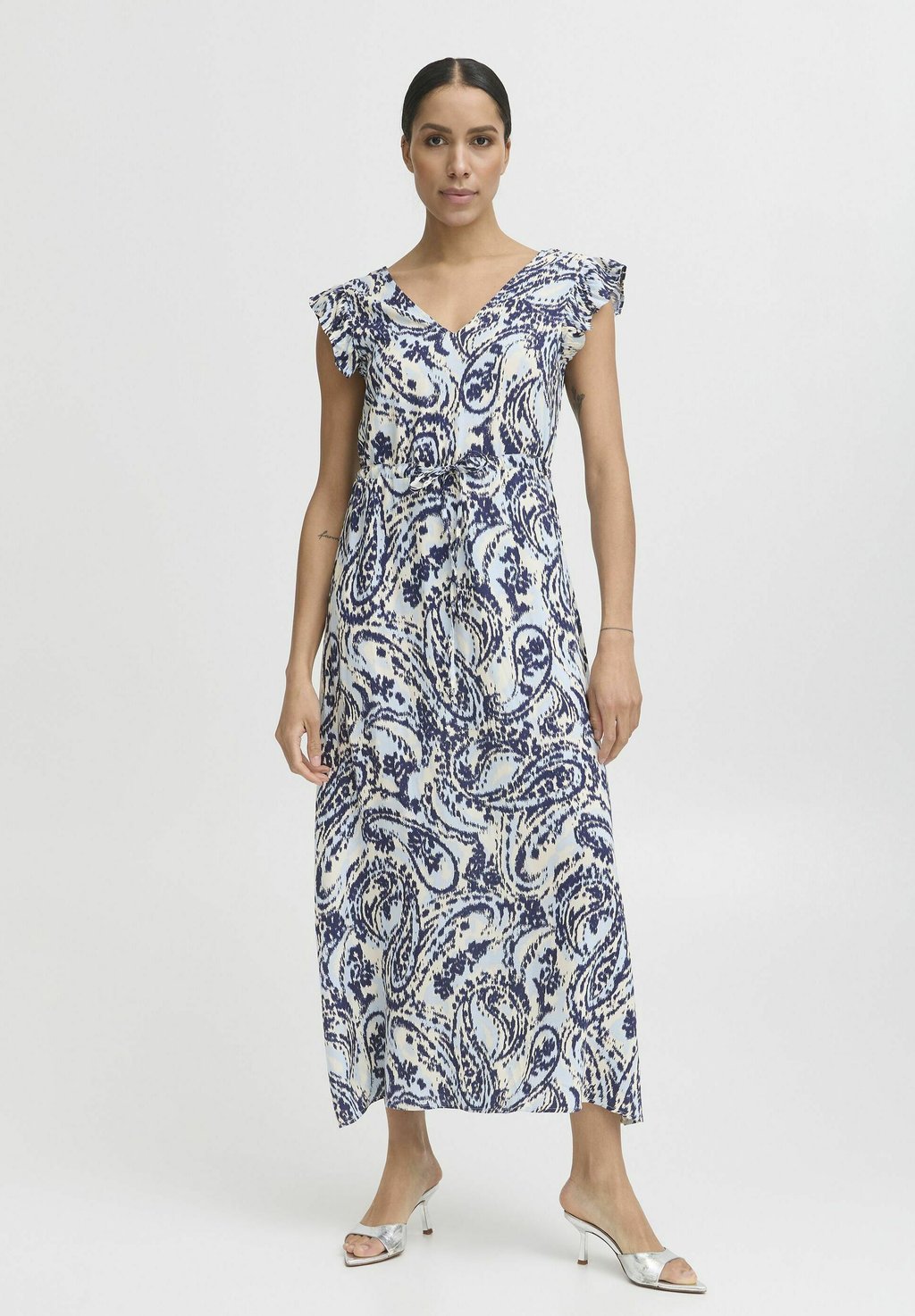 Платье макси BYMMMJOELLA b.young by Zalando, синий 
Платье макси BYMMMJOELLA b.young by Zalando, синий