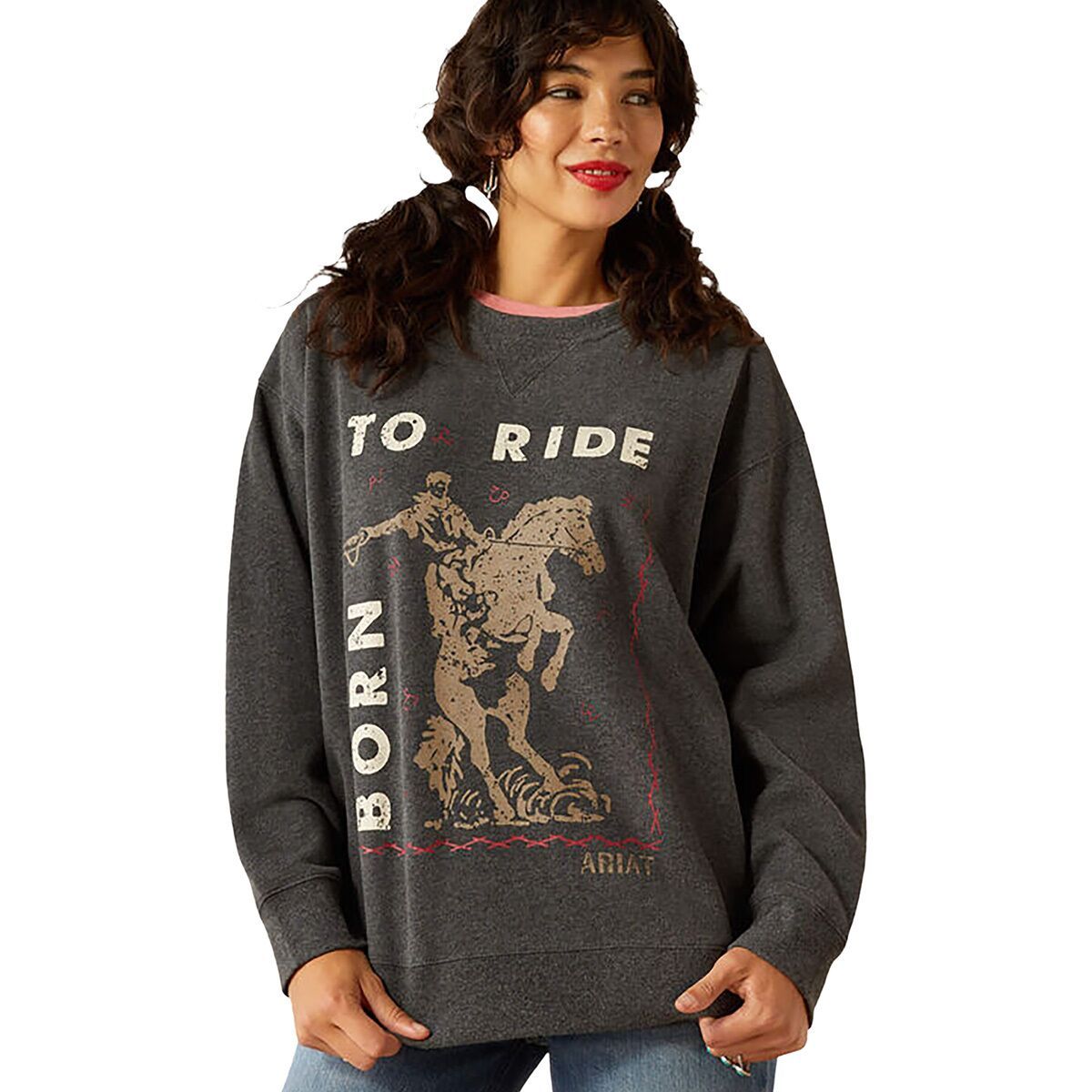 Оверсайз худи с круглым вырезом Ariat, цвет heather charcoal
Оверсайз худи с круглым вырезом Ariat, цвет heather charcoal