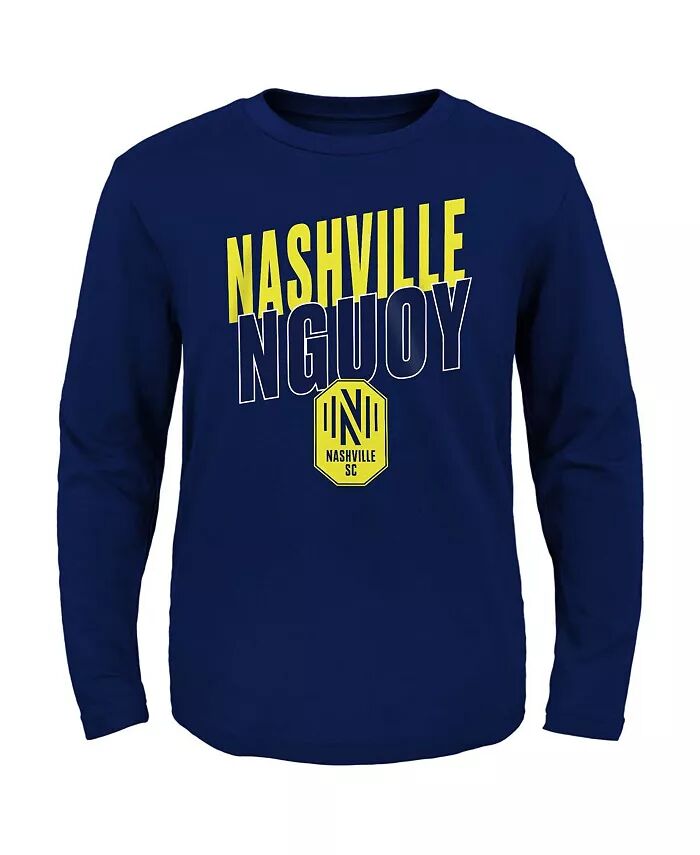 Футболка с длинным рукавом Big Boys Navy Nashville SC Showtime Outerstuff
Футболка с длинным рукавом Big Boys Navy Nashville SC Showtime Outerstuff