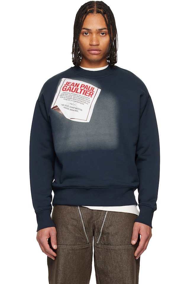 Толстовка с надписью «The Gaultier Label» Jean Paul Gaultier, темно-синий
Толстовка с надписью «The Gaultier Label» Jean Paul Gaultier, темно-синий