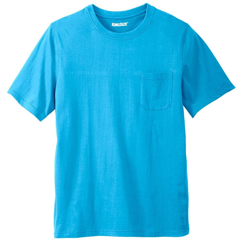 Мужская безусадочная легкая футболка с круглым вырезом Kingsize Big & Tall с круглым вырезом KingSize, цвет Electric Turquoise
Мужская безусадочная легкая футболка с круглым вырезом Kingsize Big & Tall с круглым вырезом KingSize, цвет Electric Turquoise
