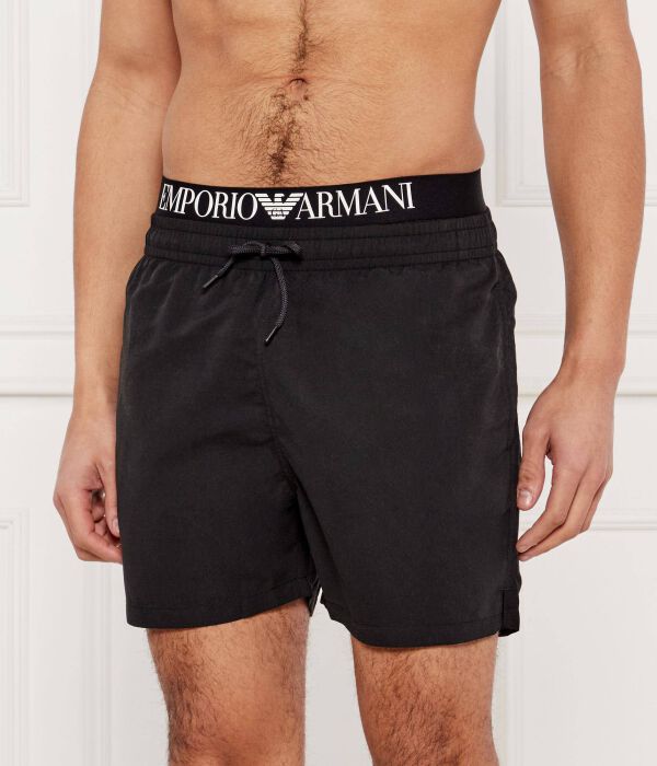 Шорты для плавания Regular fit Emporio Armani, черный
Шорты для плавания Regular fit Emporio Armani, черный