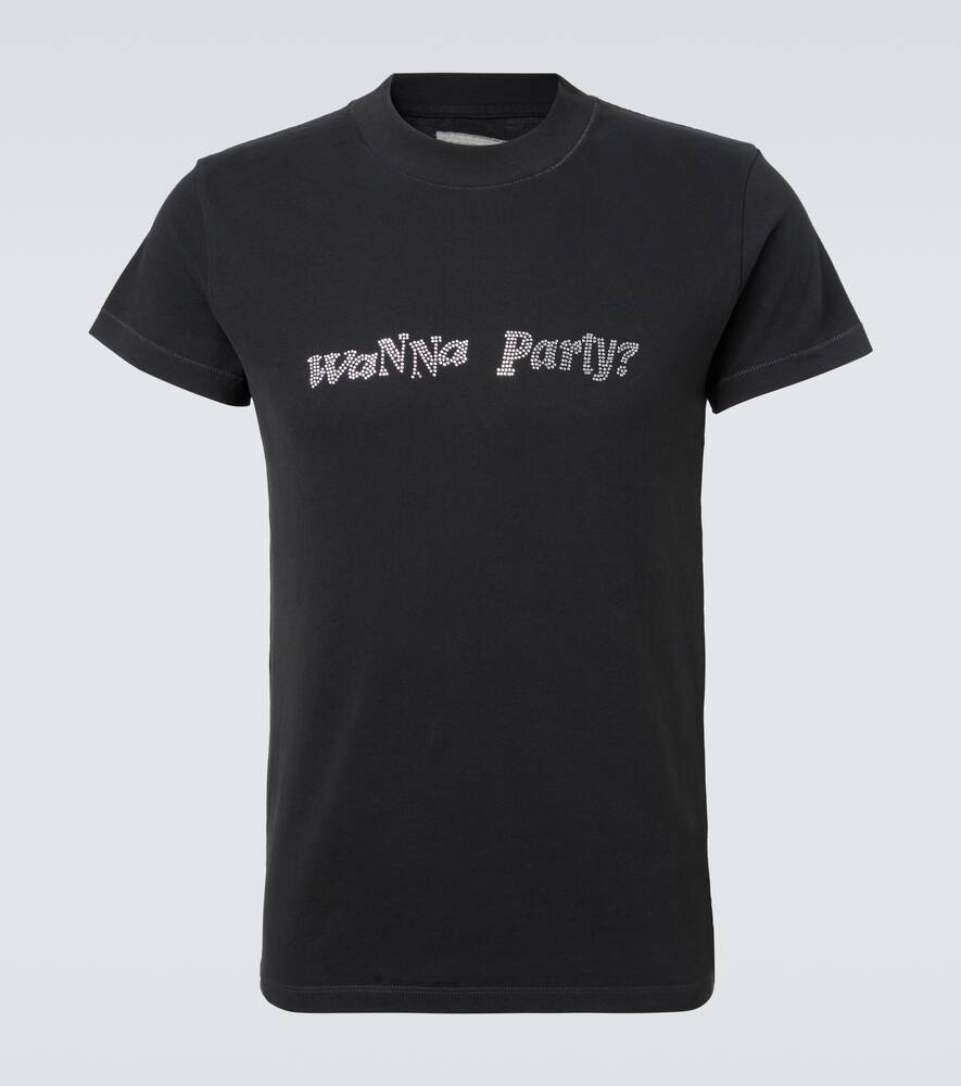 Хлопковая футболка с декоративными элементами ERL, Black
Хлопковая футболка с декоративными элементами ERL, Black