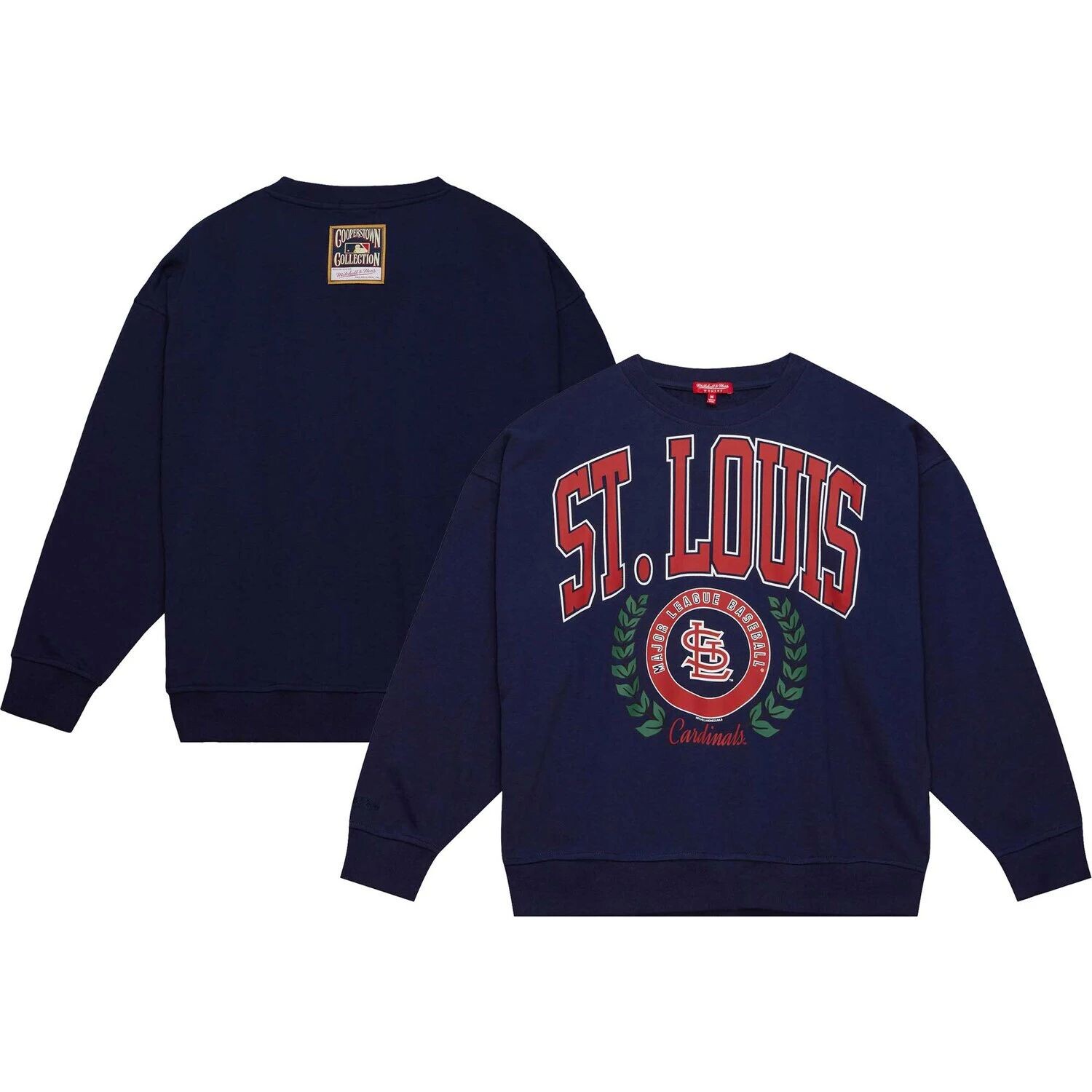 Женский темно-синий пуловер с логотипом Mitchell & Ness St. Louis Cardinals Lt 2.0
Женский темно-синий пуловер с логотипом Mitchell & Ness St. Louis Cardinals Lt 2.0