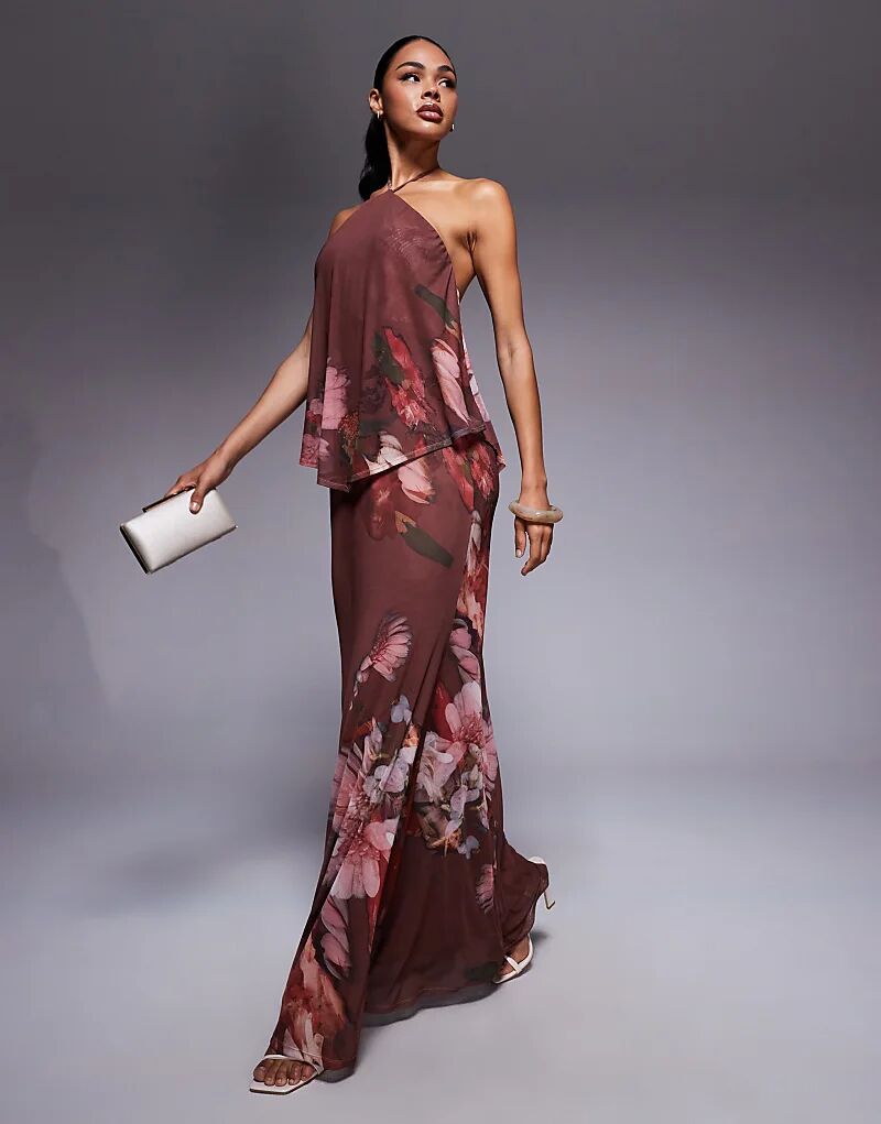 Платье макси ASOS DESIGN с сетчатым принтом, халтер-воротом и прозрачным верхним слоем с цветочным принтом
Платье макси ASOS DESIGN с сетчатым принтом, халтер-воротом и прозрачным верхним слоем с цветочным принтом