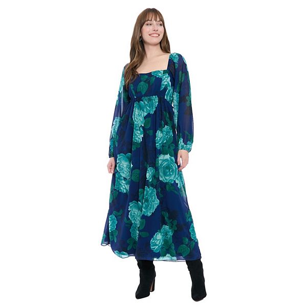 Женское платье миди с буфами на спине и рукавами-фонариками London Times, Blue Teal
Женское платье миди с буфами на спине и рукавами-фонариками London Times, Blue Teal