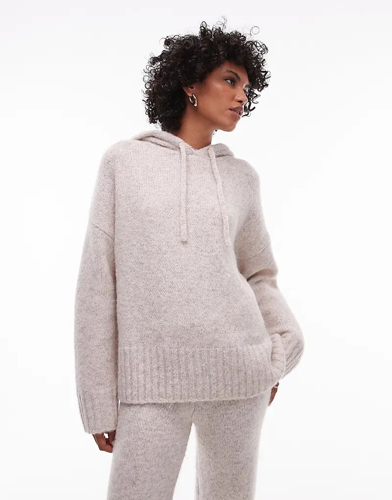 Толстовка с капюшоном из пушистой вязки Topshop цвета овсянки (часть комплекта)
Толстовка с капюшоном из пушистой вязки Topshop цвета овсянки (часть комплекта)
