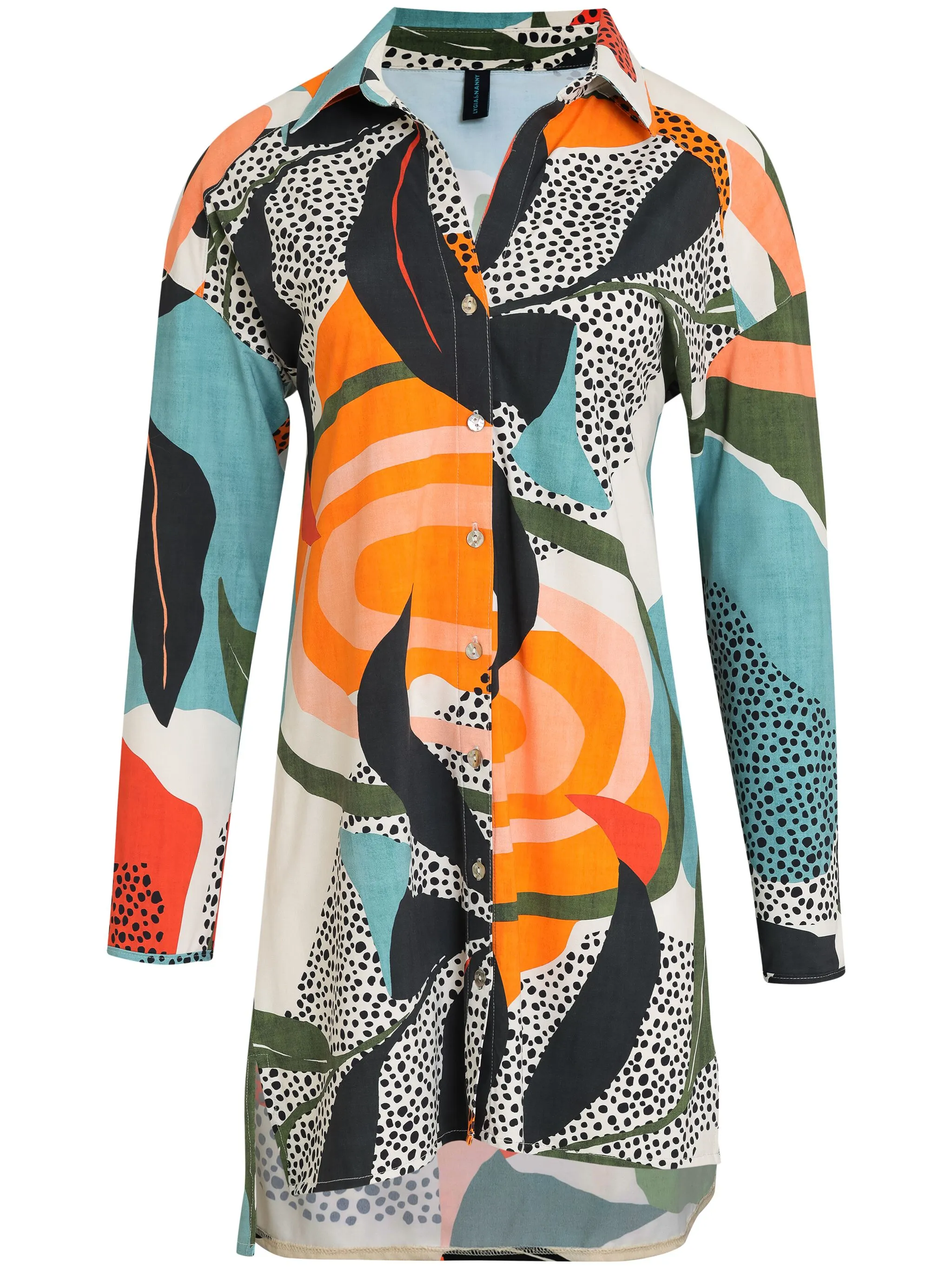 Рубашка Meline с принтом Lygia & Nanny, синий
Рубашка Meline с принтом Lygia & Nanny, синий