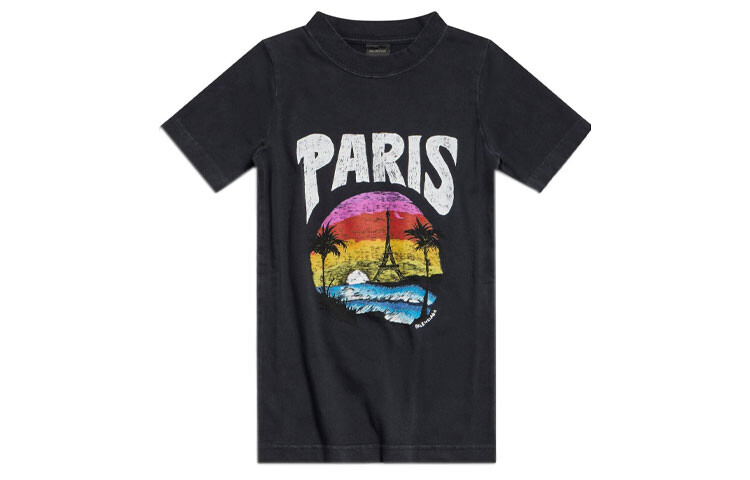 Футболка женская Balenciaga Paris Tropical, черный
Футболка женская Balenciaga Paris Tropical, черный