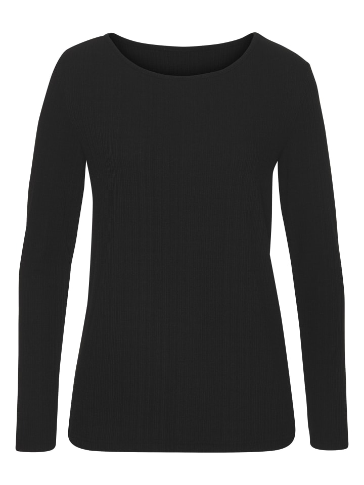 Рубашка с длинными рукавами черного цвета Vivance
Рубашка с длинными рукавами черного цвета Vivance