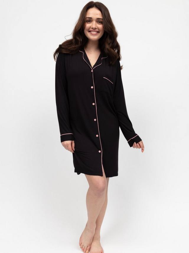 Бонни джерси ночная сорочка с длинными рукавами Cyberjammies, Black
Бонни джерси ночная сорочка с длинными рукавами Cyberjammies, Black
