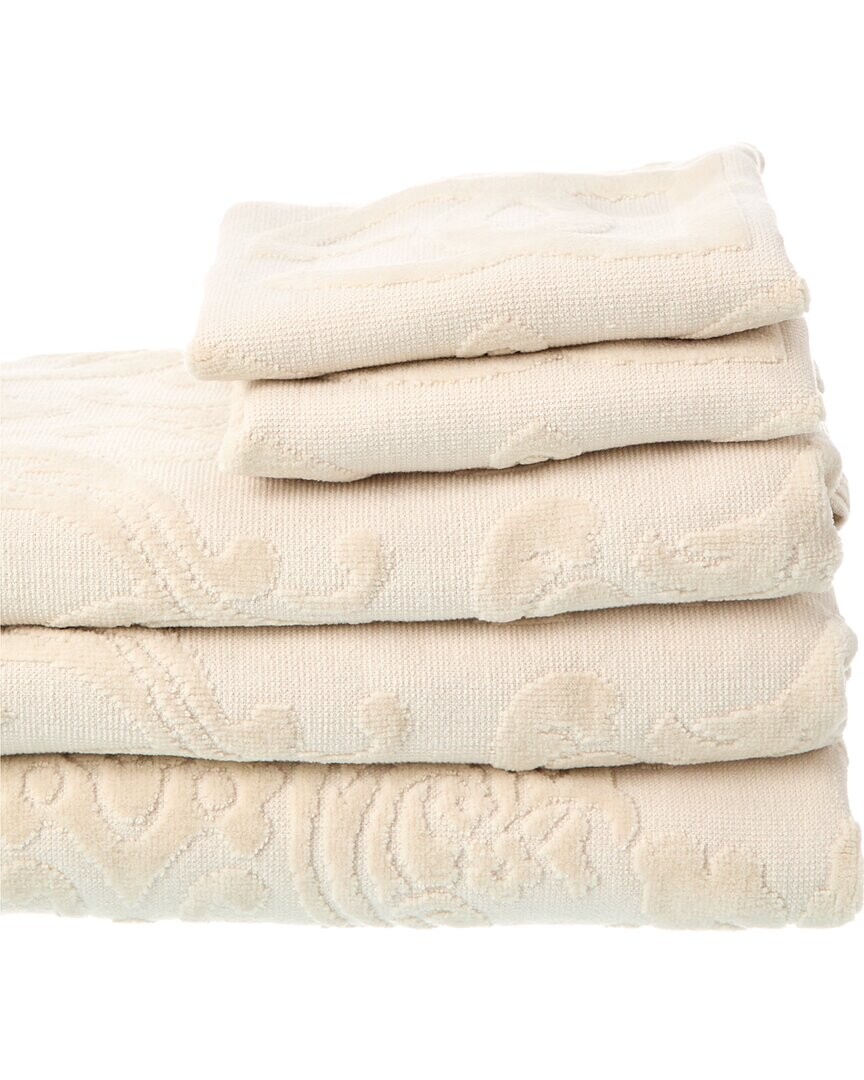 Жаккардовые полотенца с логотипом Dolce & Gabbana Barocco, набор из 5 шт., цвет Beige
Жаккардовые полотенца с логотипом Dolce & Gabbana Barocco, набор из 5 шт., цвет Beige