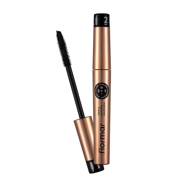 Тушь тройного действия Flormar, 8 мл
Тушь тройного действия Flormar, 8 мл
