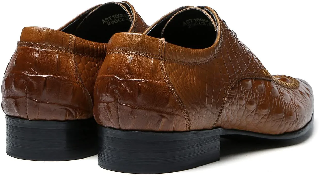 Мужские оксфорды, классические формальные туфли на шнуровке с крыльями, текстура крокодила, дерби из натуральной кожи, модные, удобные туфли для бизнеса, повседневной носки, выпускного, свадьбы, смокинга для мужчин Santimon
Мужские оксфорды, классические формальные туфли на шнуровке с крыльями, текстура крокодила, дерби из натуральной кожи, модные, удобные туфли для бизнеса, повседневной носки, выпускного, свадьбы, смокинга для мужчин Santimon